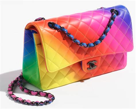 pastel rainbow chanel bag|chanel bag history.